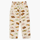 Human Made X Kaws Animal Pattered Pants White