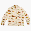 Human Made X Kaws Animal Patterned Shirt White