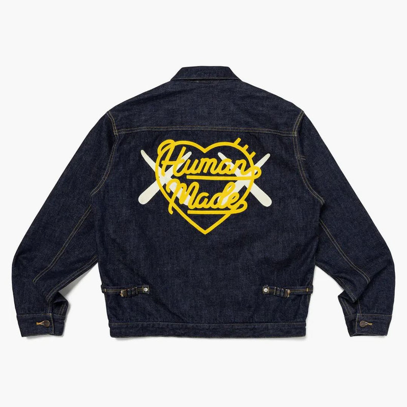 Human Made X Kaws Denim Work Jacket Indigo