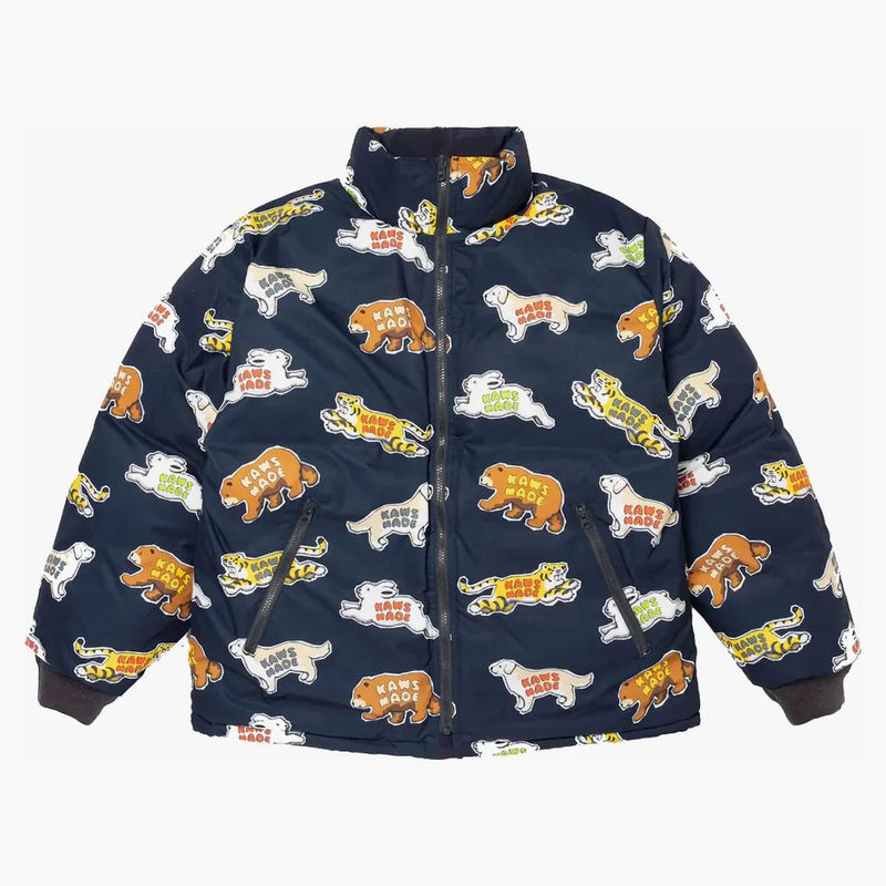 Human Made X Kaws Down Jacket Navy