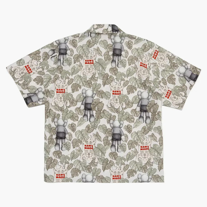 Human Made X Kaws Made Aloha Shirt Gray