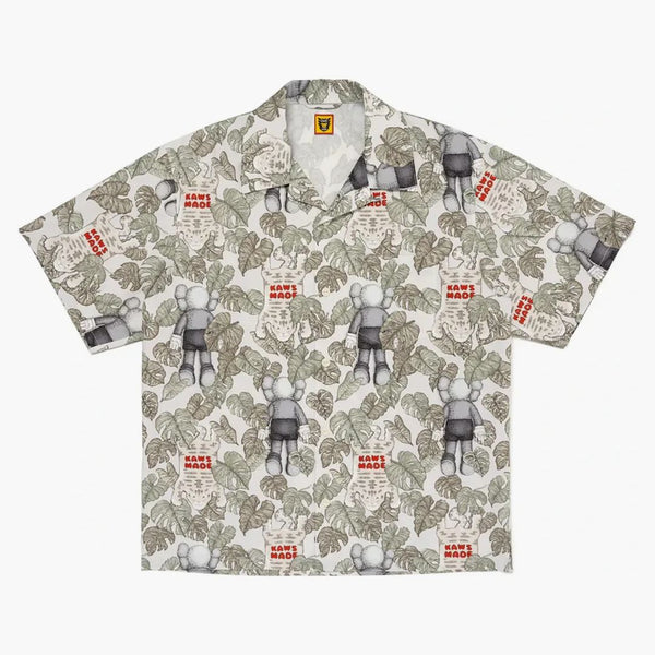 Human Made X Kaws Made Aloha Shirt Gray