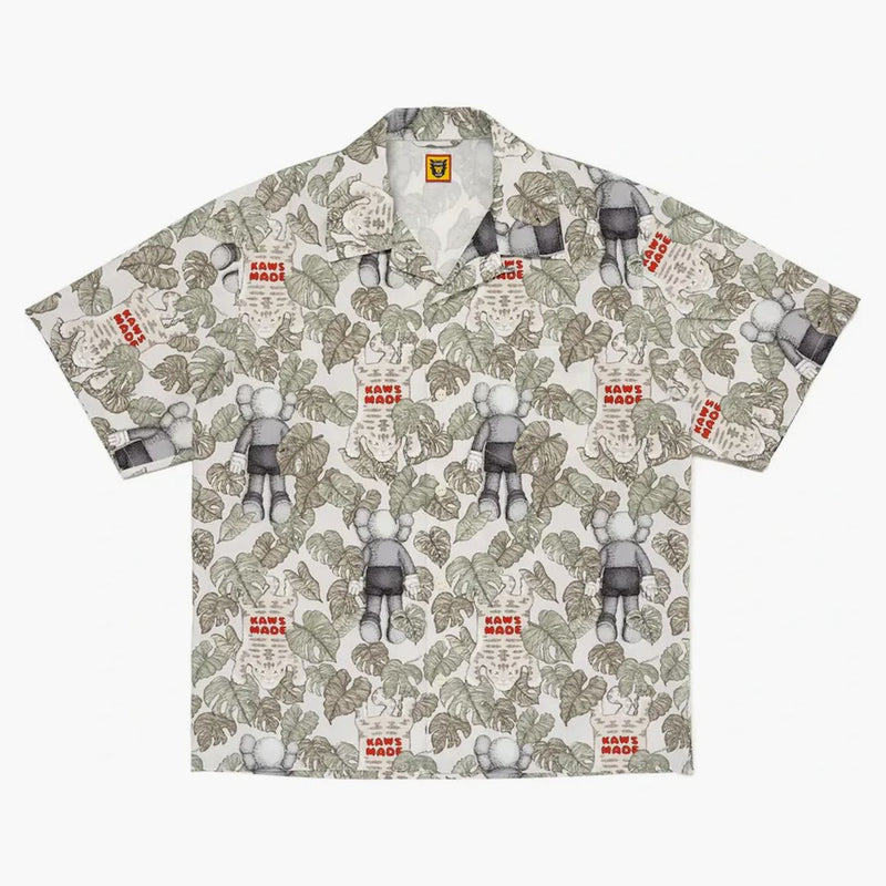 Human Made X Kaws Made Aloha Shirt Gray