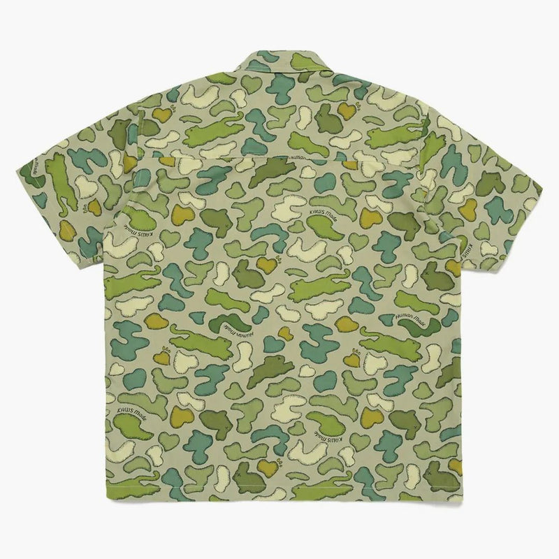 Human Made X Kaws Made Camo Shirt Olivedrab