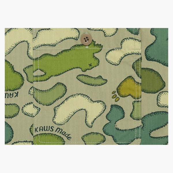 Human Made X Kaws Made Camo Shirt Olivedrab