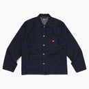 Human Made X Kaws Made Denim Coverall Jacket Indigo