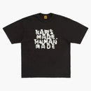 Lidské vyrobené x Kaws vyrobily grafické tričko IIII (SS24) černé