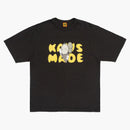 Lidské vyrobené x kaws vyrobily grafické I tričko (SS24) černé