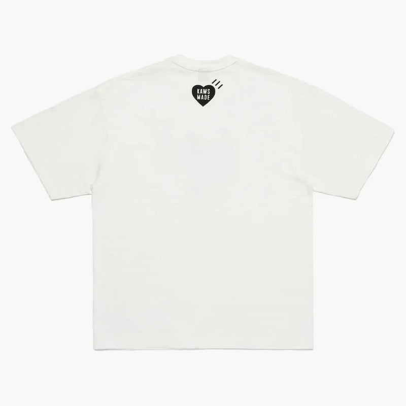 Lidské vyrobené x kaws vyrobily grafické i tričko bílé
