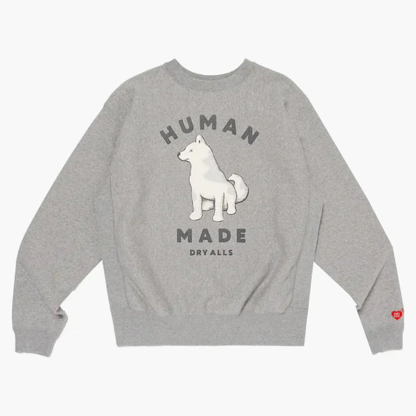 Lidské vyrobené x kaws vyrobené ii mikina heather šedá