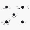 Set de insignia de pin de x kaws hecho humano (5 piezas) multicolor