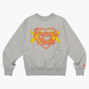 Lidská vyrobená x kaws mikina šedá