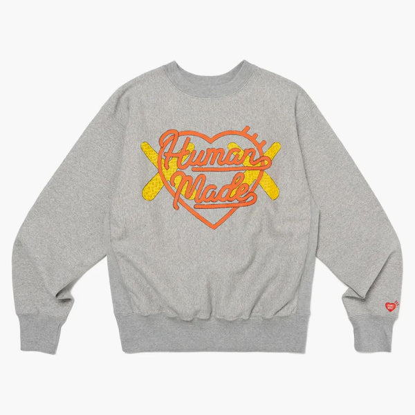 Human made x kaws sweatshirt gray