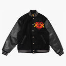 Human Made X Kaws Varsity II Jacket Black