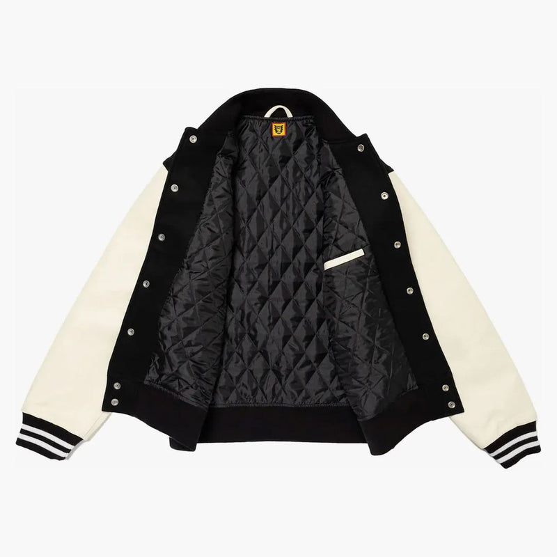 Human Made X Kaws Varsity I Jacket Black