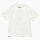 Lidské vyrobené x Křupavé grafické tričko Kreme White