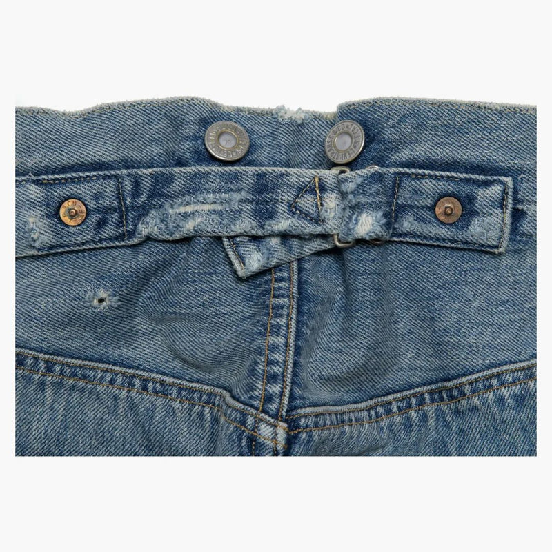 Lidský vyrobený x levis 501 1915 džínové džíny indigo