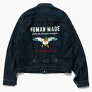 Giacca giapponese giapponese di X Levi Made Human Indigo