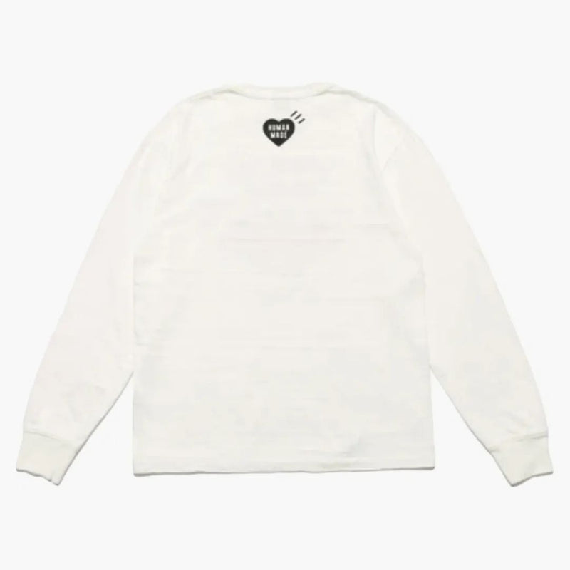 Human made x lil uzi vert l/s t-shirt white