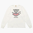 Human made x lil uzi vert l/s t-shirt white