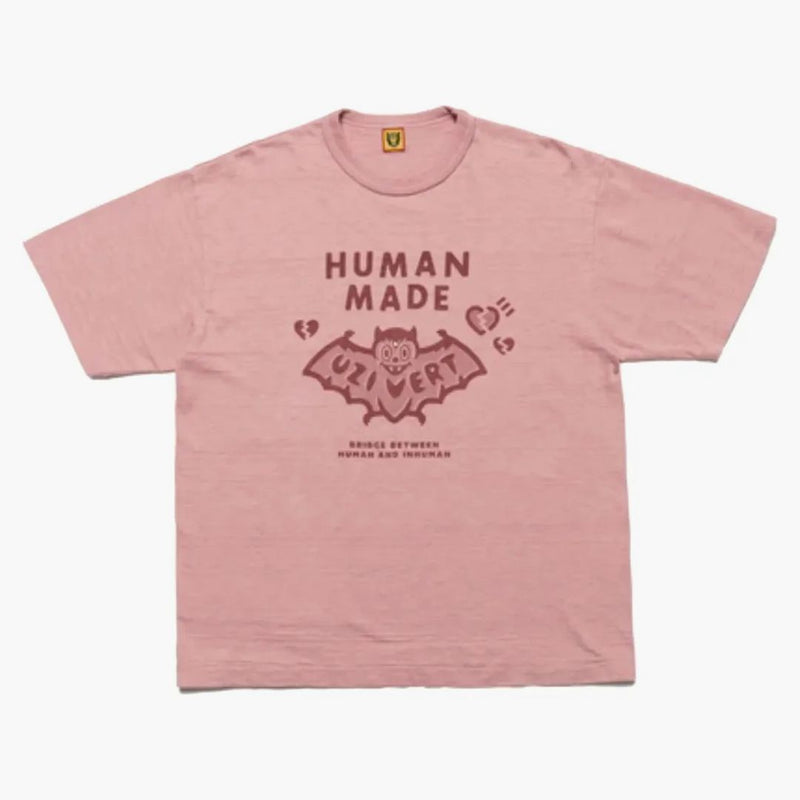 Human made x lil uzi vert t-shirt pink