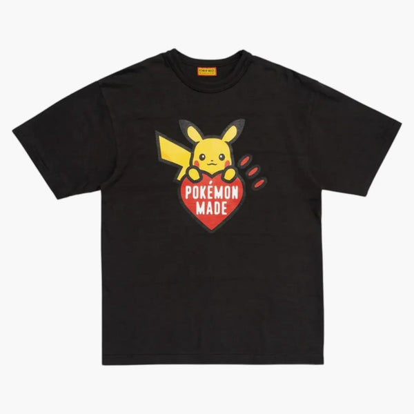 Human Made X Pokemon Graphic Pikachu Online Store T-shirt Black