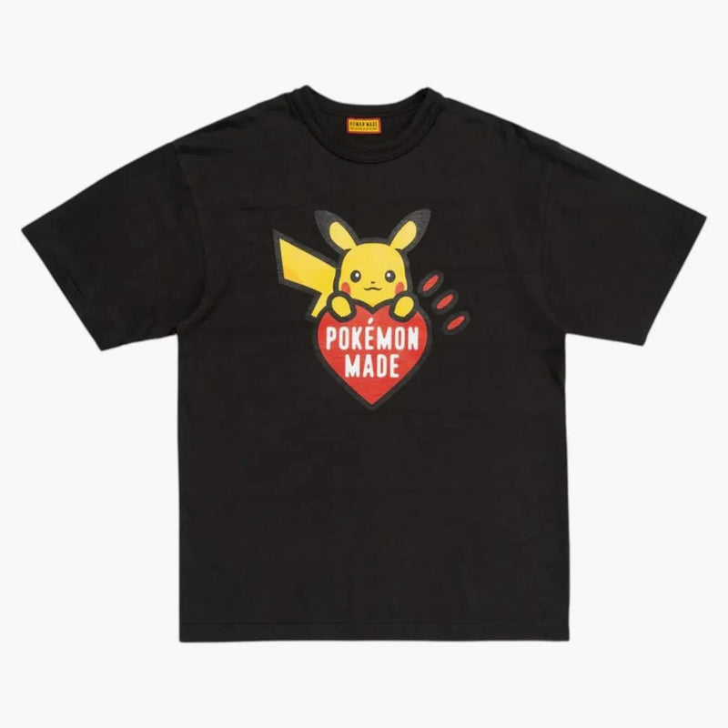Human Made X Pokemon Graphic Pikachu Online Store T-shirt Black