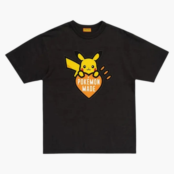 Human Made X Pokemon Graphic Pikachu Shibuya T-shirt Black