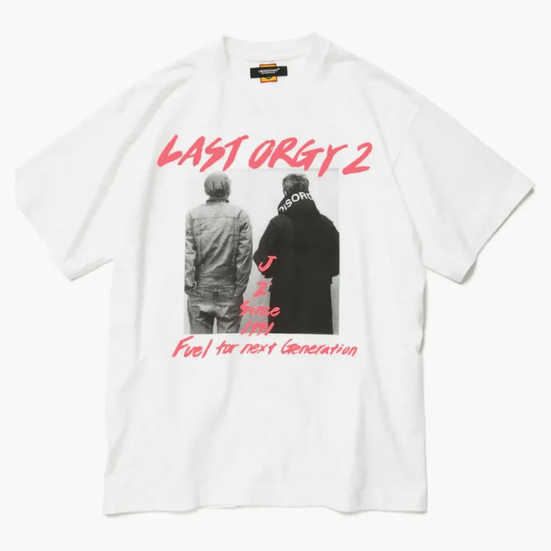 Lidský vyrobený x Undercover Last Orgy 2 1991 S/S tričko bílé