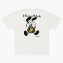 T-shirt verdure fatta umana bianca