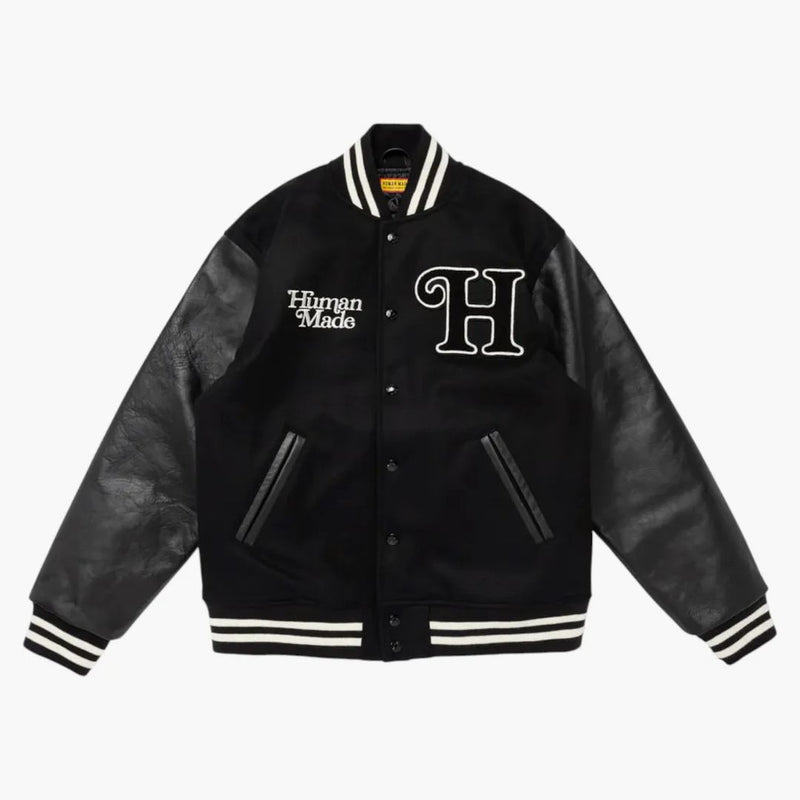 Human Made X Verdy Varsity Jacket Black