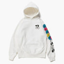 Human Made X Verdy Vick Pizza Hoodie White