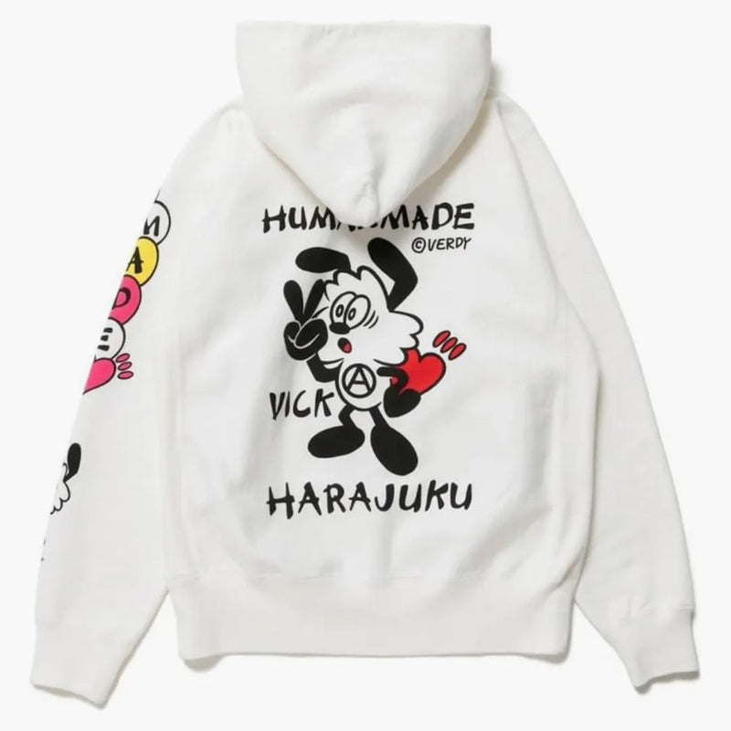 Human Hecho x Verdy Vick Pizza Sampanía blanca