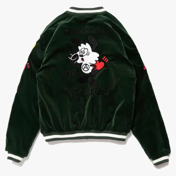 Human Made X Verdy Vick Yokosuka Reversible Jacket Green