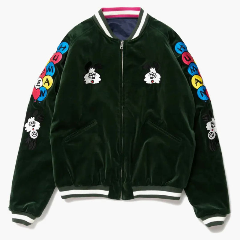 Human Made X Verdy Vick Yokosuka Reversible Jacket Green