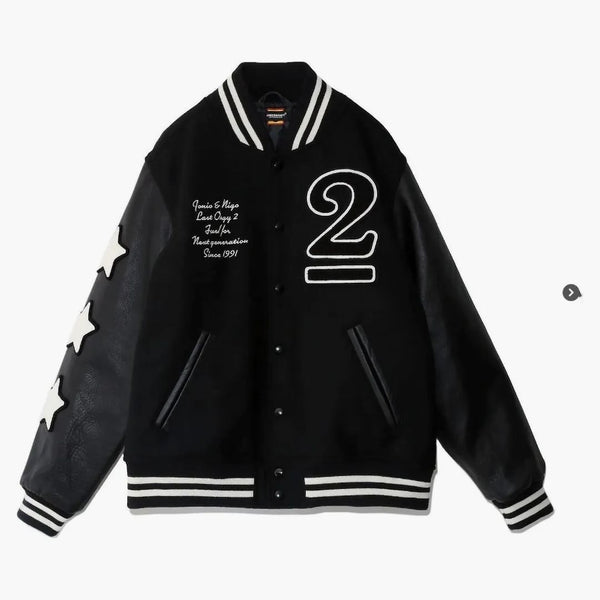 Human Made X Verdy X Undercover Last Orgy 2 Complexcon Exclusive Varsity Jacket Black