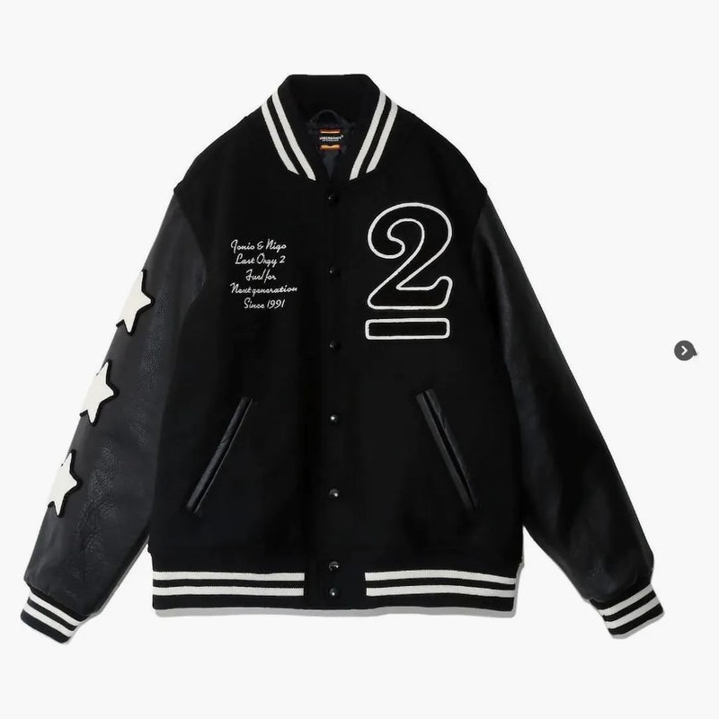 Human Made X Verdy X Undercover Last Orgy 2 Complexcon Exclusive Varsity Jacket Black