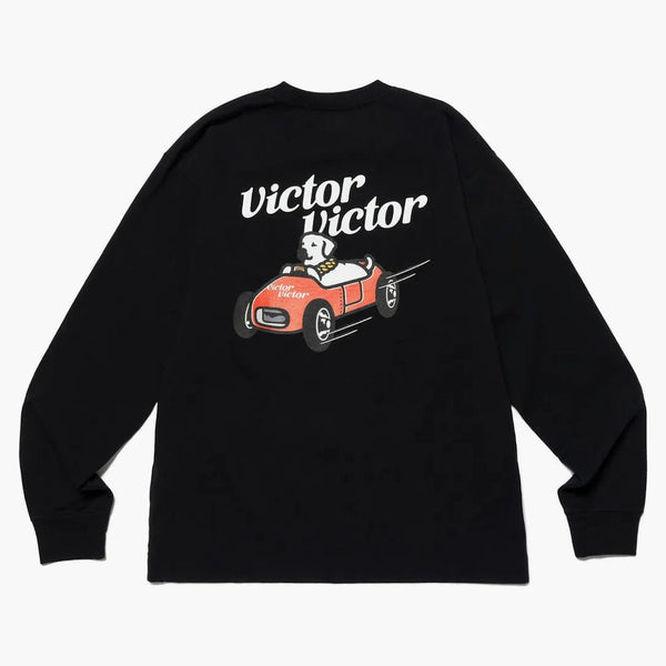 Human Made X Victor Victor L/S T-shirt Black
