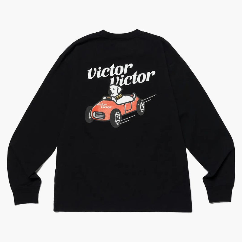 Human Made X Victor Victor L/S T-shirt Black