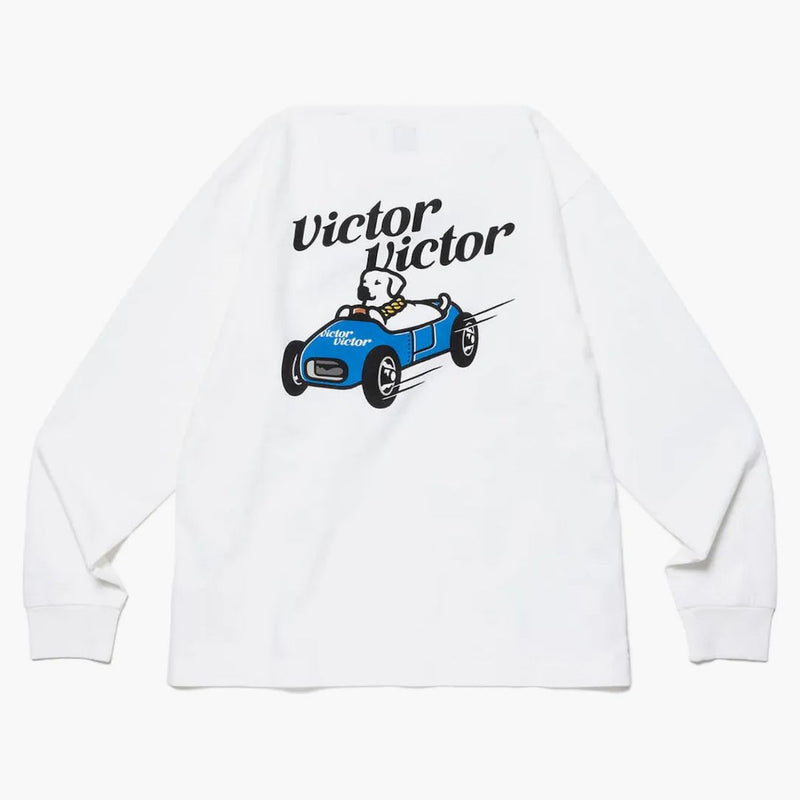 Human Made X Victor Victor L/S T-shirt White