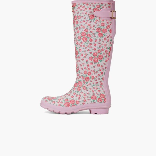 Hunter Original Back Regulowane wysokie buty deszczowe Loveshackfancy Pink Floral Print (damskie)
