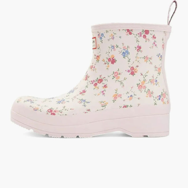 Hunter Play Short Rain Boots Loveshackfancy Sunrise Patchwork Print (kobiety)