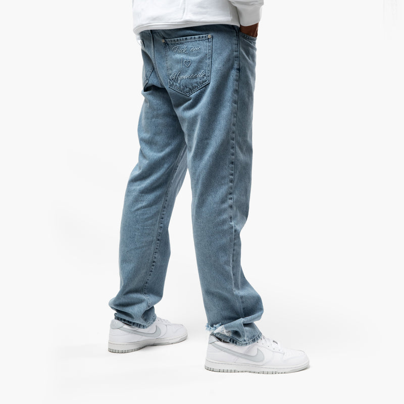 Hypeneedz® Basics Blue Jeans