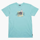 Il gelato pubblicitario tè blu