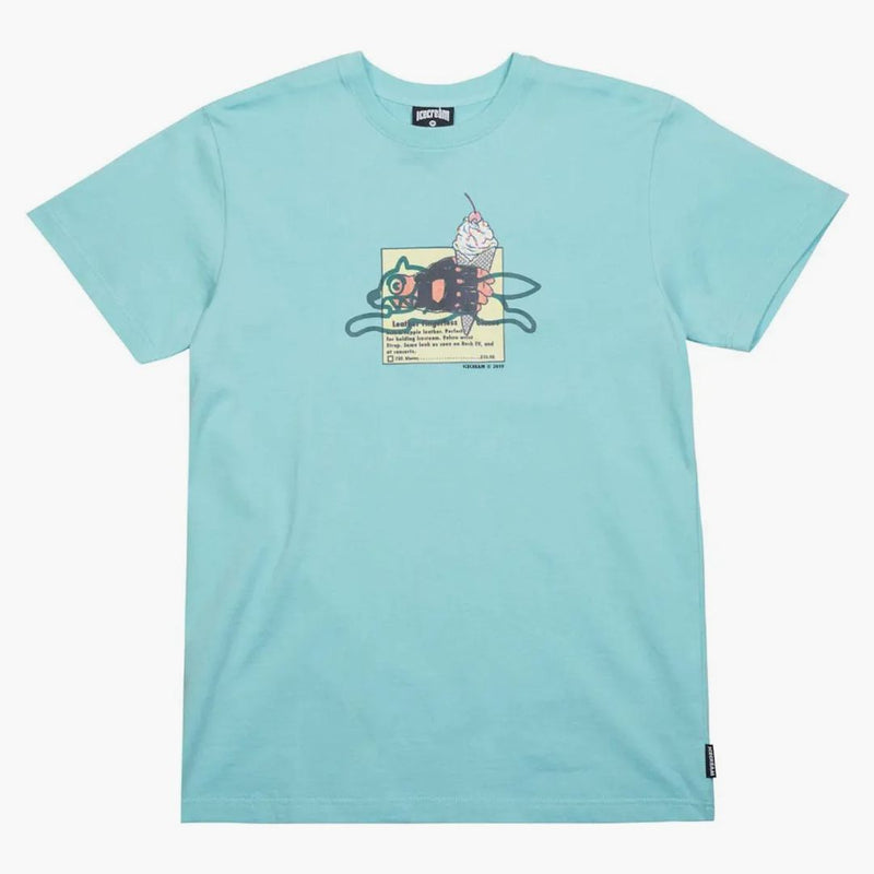 Ice Cream Advertising Tea Blue