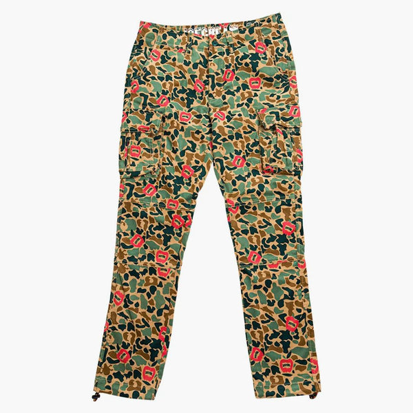 Glass äppelbyxor camo/brun