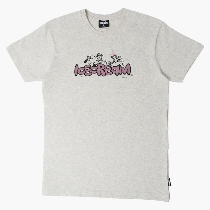 Lody pościg tee białe/wrzosię
