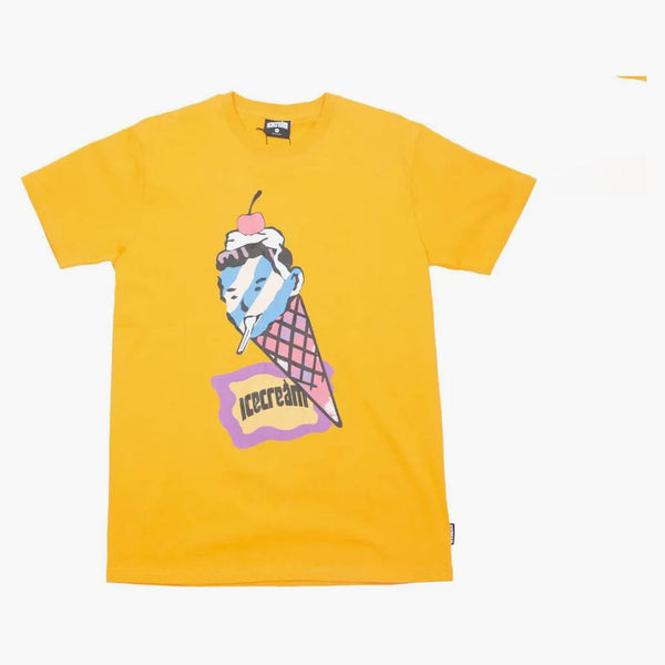 Glass conhead tee gul