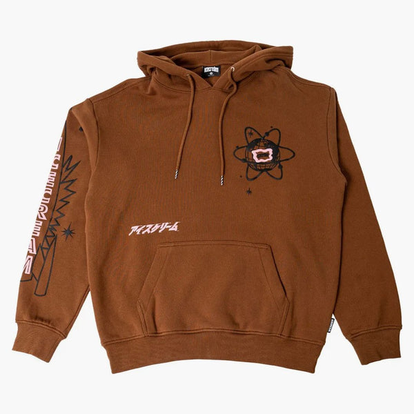 Glass Cones Hoodie Brown