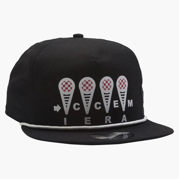 Glasslogo Cap Svart